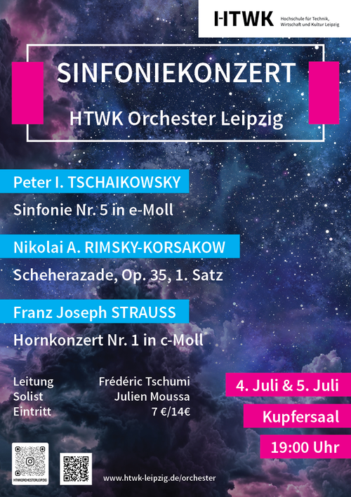 Konzert des  HTWK Orchesters zum Semesterabschluss